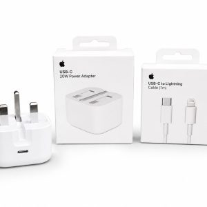 Apple 20w adapter + type c lighting cable