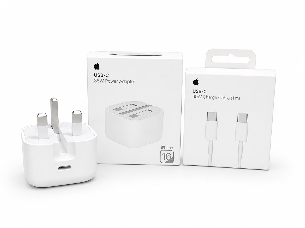 Apple 35w adapter + type c to type c cable
